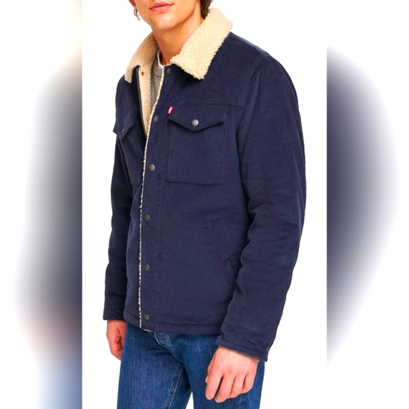 Levi's Other - Levi's Men's Corduroy Sherpa Lined Trucker Jacket Medium Unisex